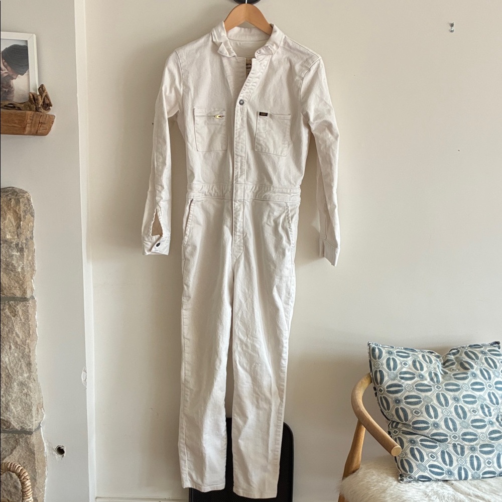 Lee White Women's Union-all Jumpsuit